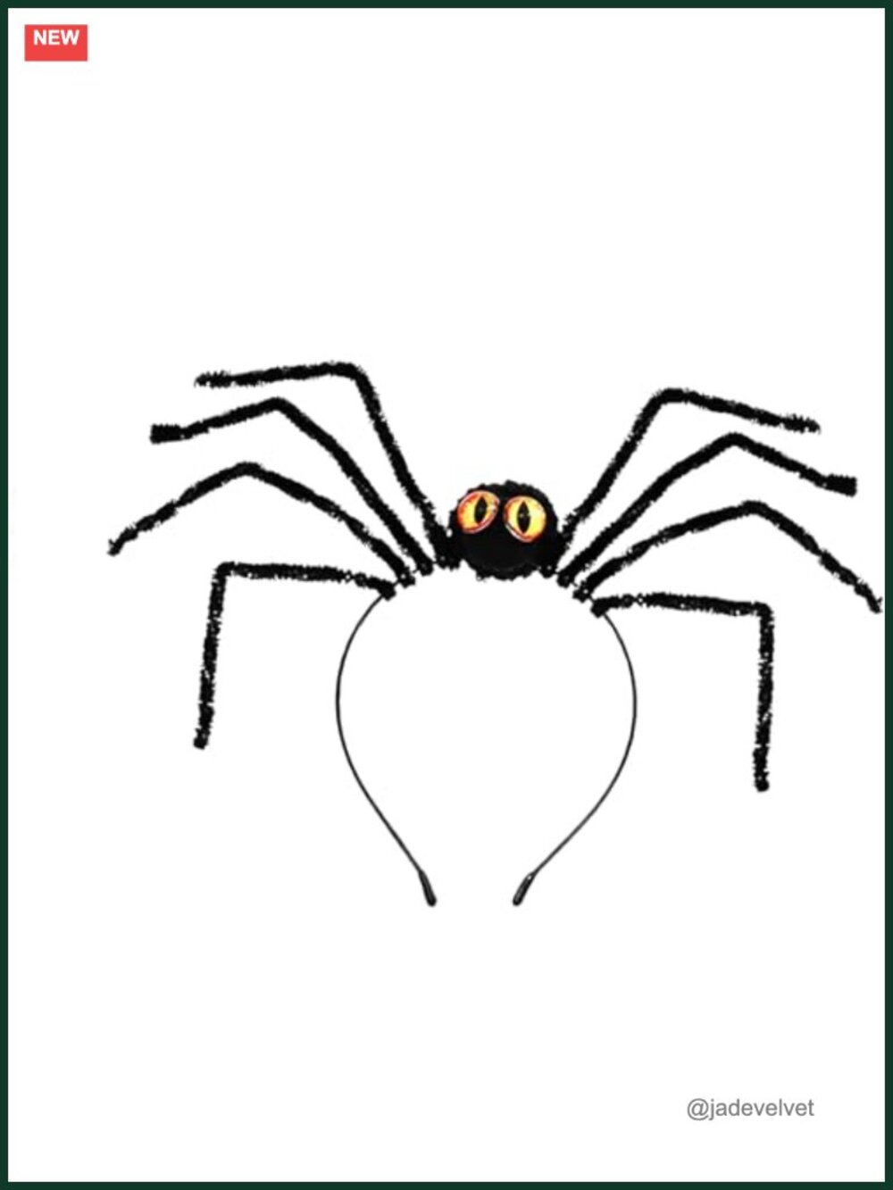 Giant Spider Headband Scary Halloween Cosplay Masquerade Costume Accessory